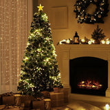 Tinseltown LED Christmas Tree 1.8M 6FT Fibre-optics Warm Lights