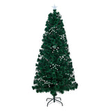 Tinseltown LED Christmas Tree 1.8M 6FT Fibre-optics Warm Lights