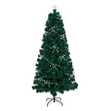 Tinseltown LED Christmas Tree 1.8M 6FT Fibre-optics Warm Lights