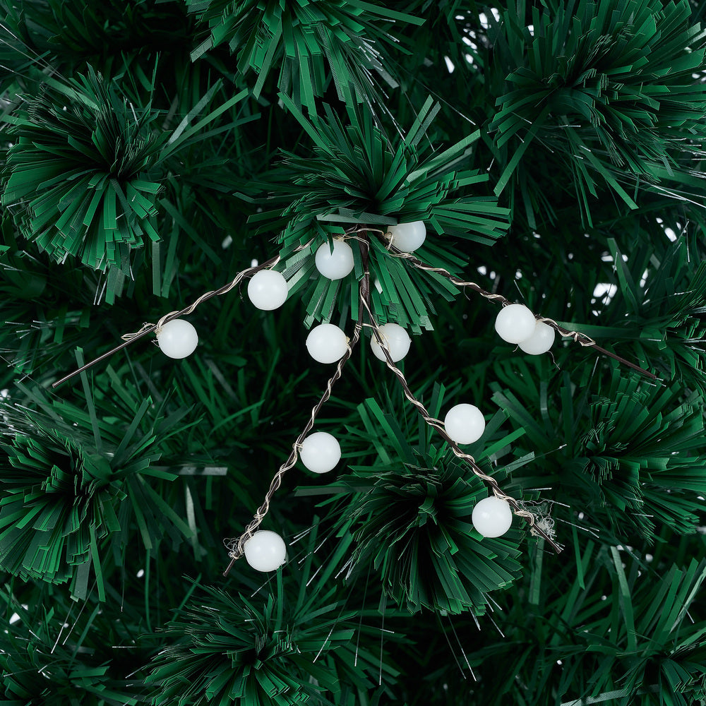 Tinseltown LED Christmas Tree 1.8M 6FT Fibre-optics Warm Lights