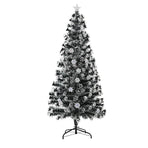 Tinseltown Christmas Tree 1.8M 6FT Snowflakes Green with LED lights