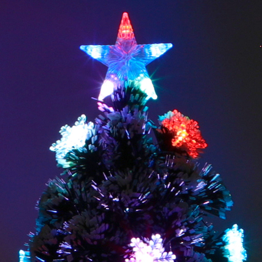 Tinseltown Christmas Tree 1.8M 6FT Snowflakes Green with LED lights