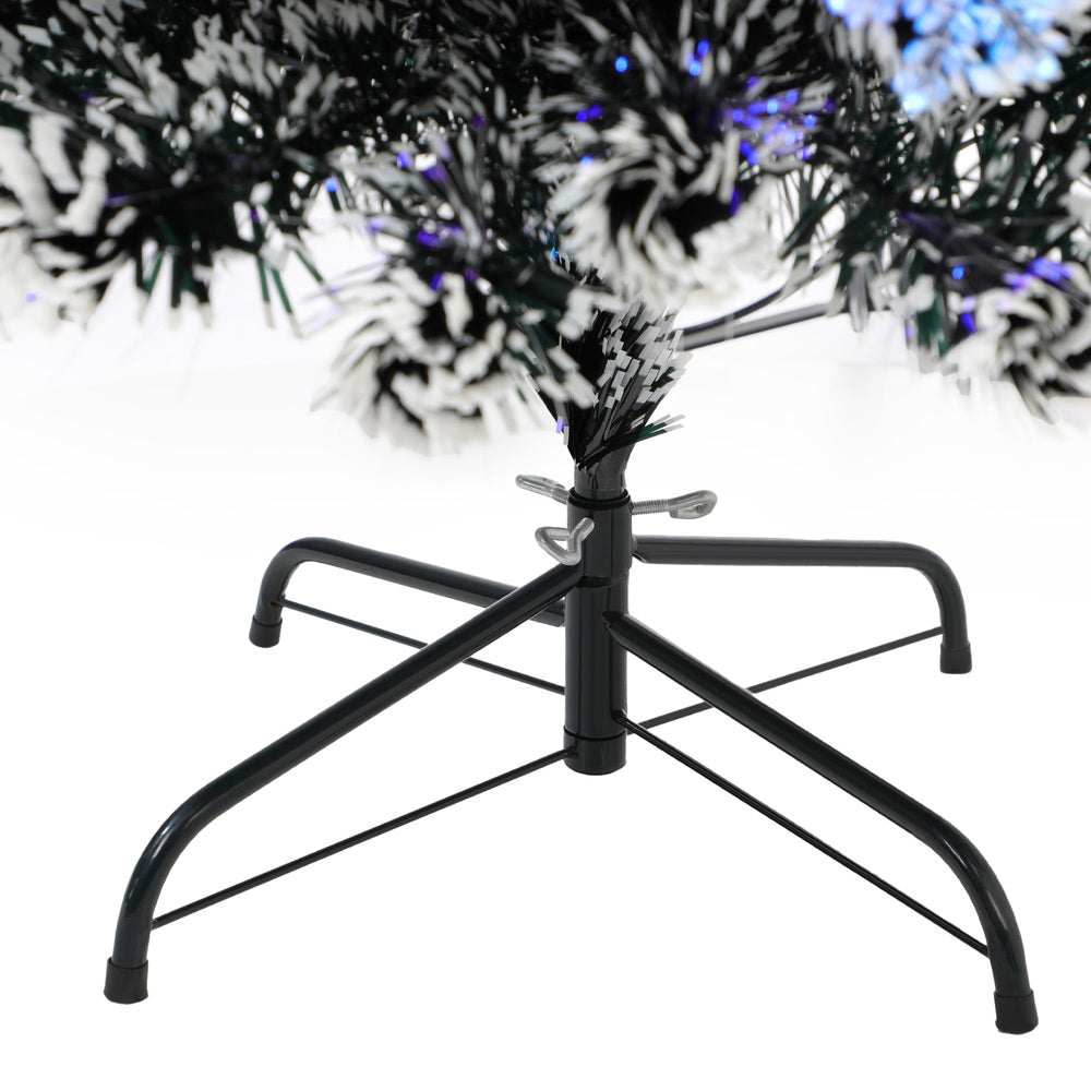 Tinseltown Christmas Tree 1.8M 6FT Snowflakes Green with LED lights