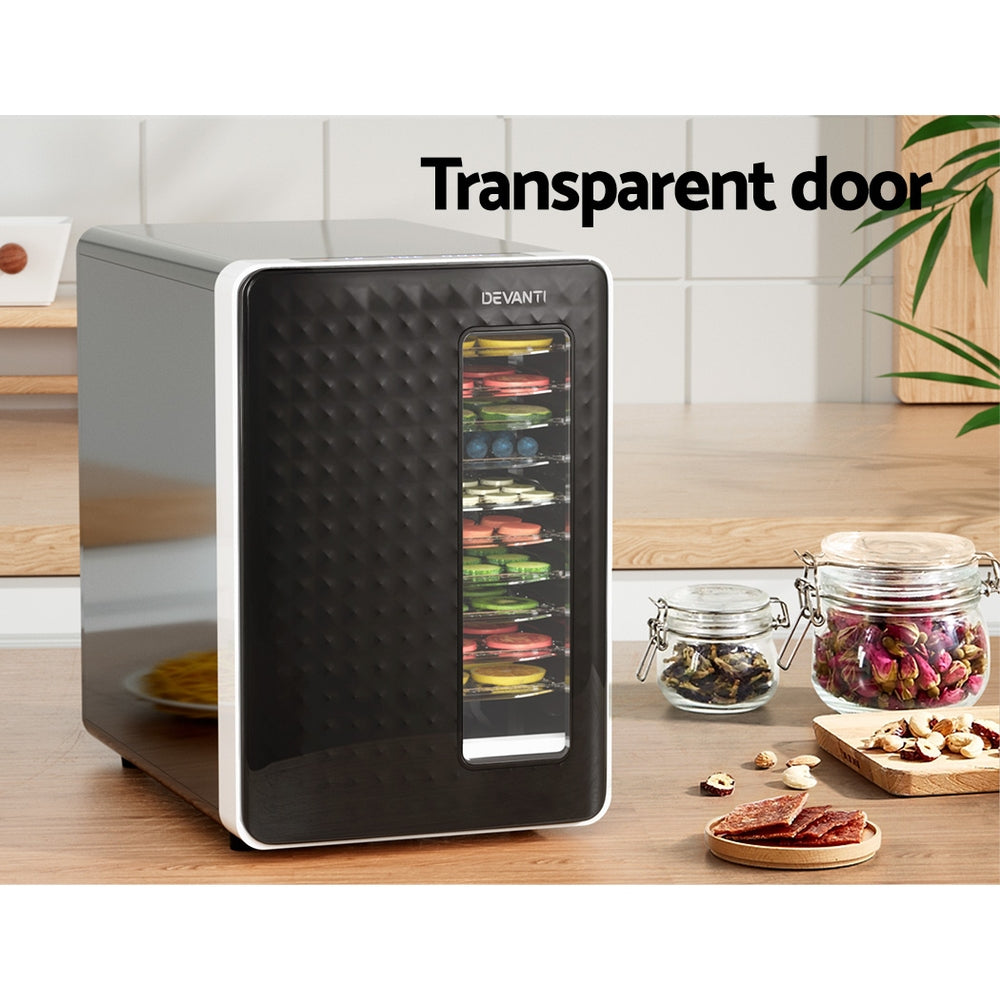 Devanti 10-Tray Premium Food Dehydrator for Healthy Snacks