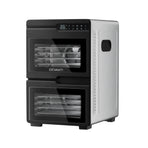 Devanti 12 Trays Food Dehydrator Dual-Zone Stainless Steel Fruit Jerky Dryer, image 2