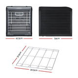 Devanti 9 Trays Food Dehydrator with Hanging Stainless Steel Tray - Side View