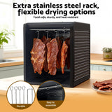 Devanti 9 Trays Food Dehydrator with Hanging Stainless Steel Tray - Rear View