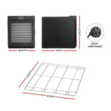 Devanti 10 Trays Food Dehydrator with Stainless Steel Tray - Front View
