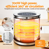 Devanti 8 Trays Food Dehydrator Stainless Steel Auto-Rotate 10 Programs 700W - Close-Up Angle