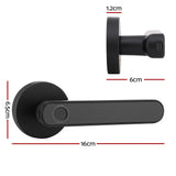 Smart UL-tech Fingerprint Electronic Door Lock with Handle - Front View