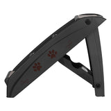 i.Pet Dog Ramp Steps For Bed Sofa Car Pet Stairs Ladder Portable Foldable Black - Top-Down View