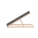i.Pet Dog Ramp 100cm Adjustable Height Wooden Steps Stairs For Bed Sofa Car Foldable - Side View