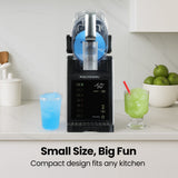 POLYCOOL 3L Slushie Frozen Drink Maker, Home Slush Machine, Fast Chilling, Easy Digital Controls - Side View