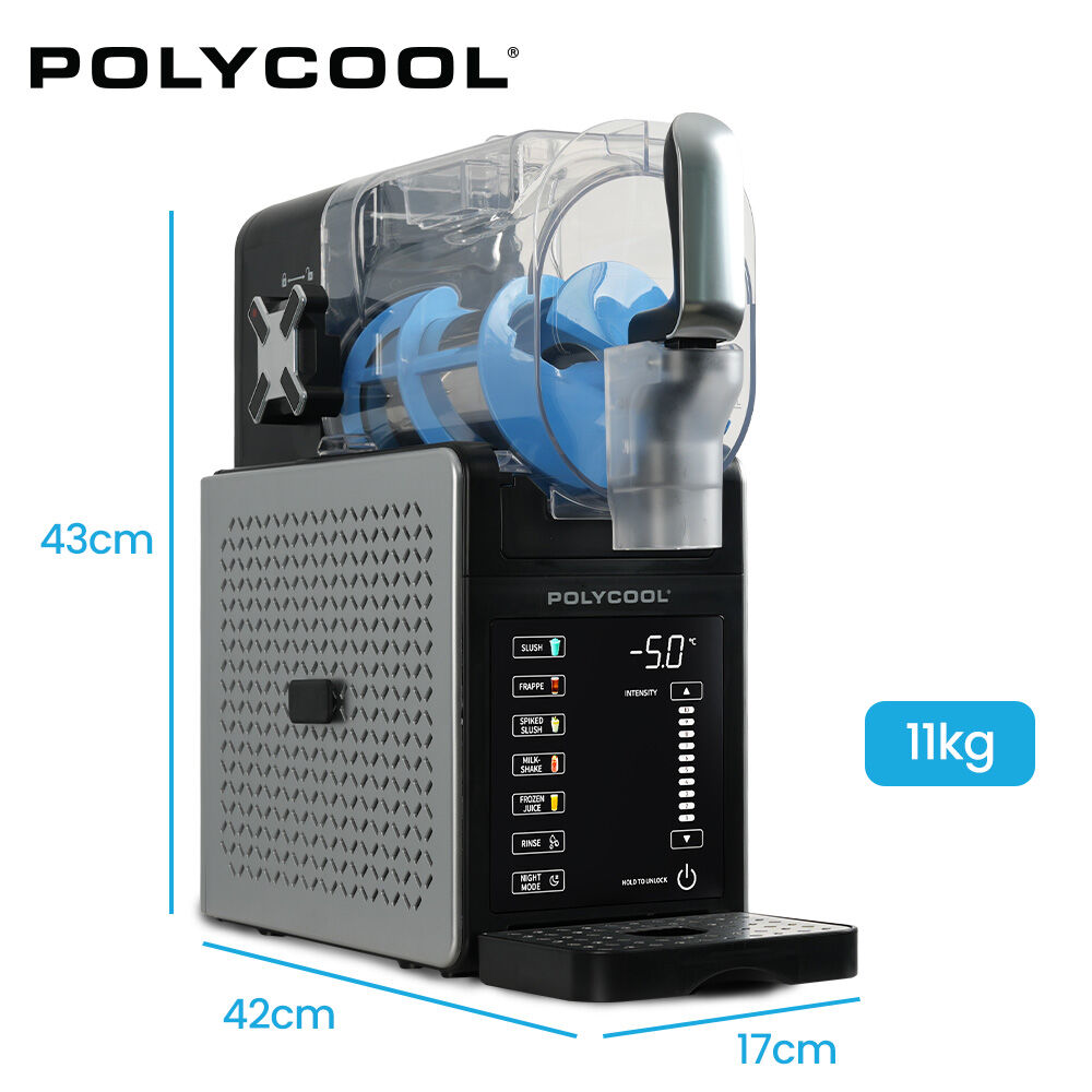 POLYCOOL 3L Slushie Frozen Drink Maker, Home Slush Machine, Fast Chilling, Easy Digital Controls