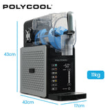 POLYCOOL 3L Slushie Frozen Drink Maker, Home Slush Machine, Fast Chilling, Easy Digital Controls
