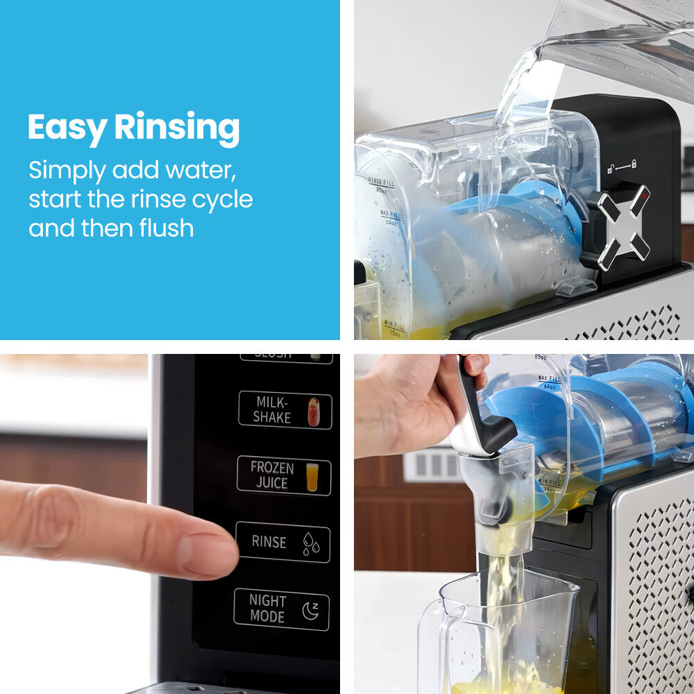 POLYCOOL 3L Slushie Frozen Drink Maker, Home Slush Machine, Fast Chilling, Easy Digital Controls
