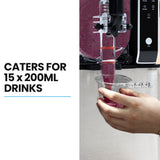 POLYCOOL 3L Single Tank Slushie Machine, Digital Control Slushy Maker - Front View