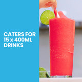 POLYCOOL 6L Double Tank Slushie Machine, Independent Digital Control Slushy Maker - Front View
