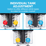 POLYCOOL 6L Double Tank Slushie Machine, Independent Digital Control Slushy Maker - Extra Image