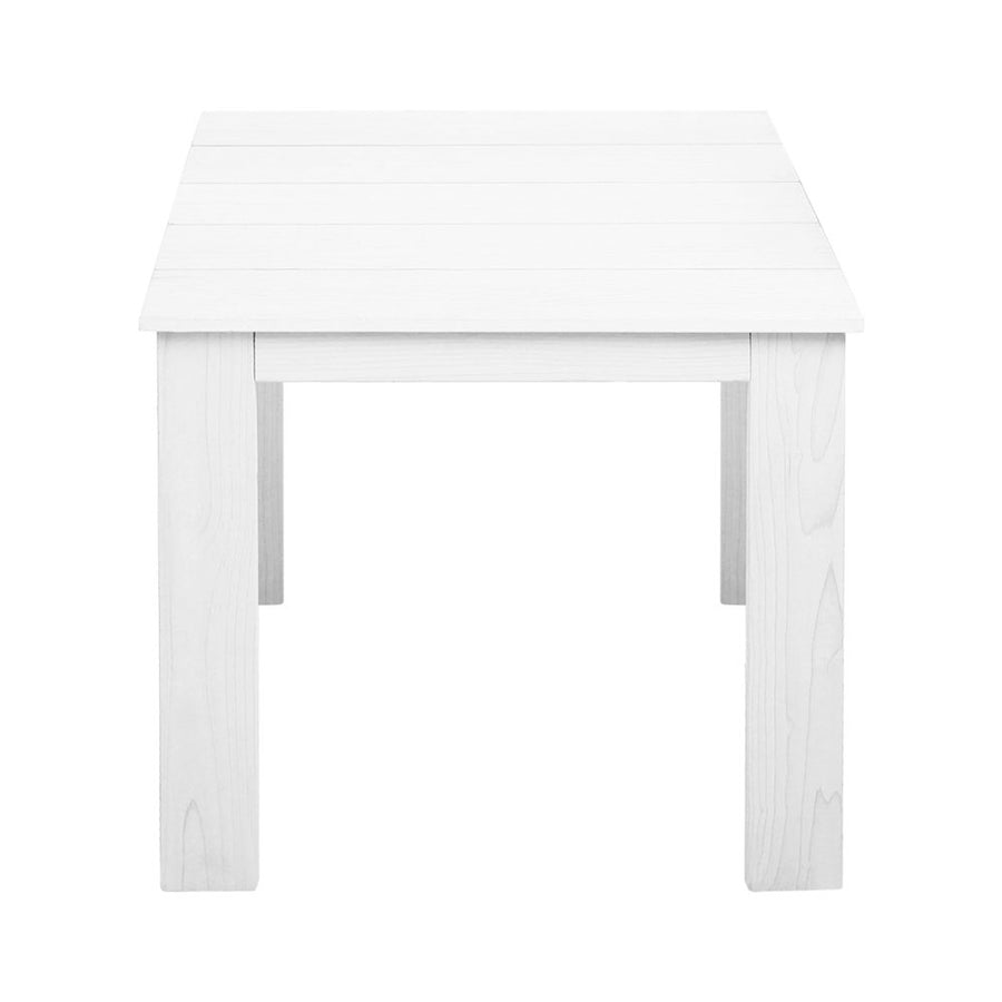 Gardeon Coffee Side Table Wooden Desk Outdoor Furniture Camping Garden White