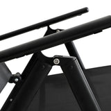 Gardeon Sun Lounge Outdoor Lounger Aluminium Folding Beach Chair Camping Patio - Side View
