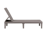 Gardeon Sun Lounge Adjustable Lounger Patio Outdoor Furniture Lightweight Brown