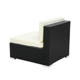 3PC Gardeon Outdoor Furniture Sofa Set Wicker Rattan Garden Lounge Chair Setting - Side View