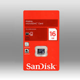 SanDisk microSD SDQ 16GB - Front View