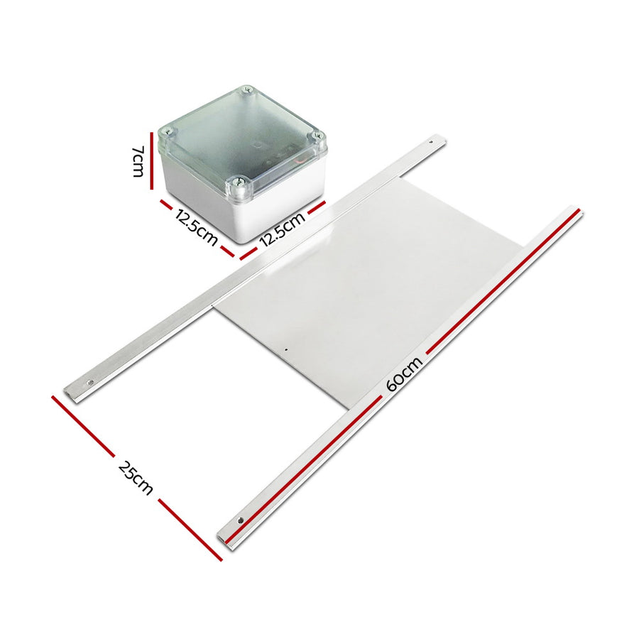 Giantz automatic chicken coop door opener with aluminium door, digital display controller