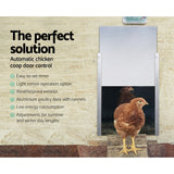 Giantz Automatic Chicken Coop Door Opener - Top-Down View