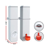 Giantz Chicken Feeder 4L Water Dispenser Automatic Waterer - Front View