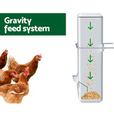 Giantz Chicken Feeder 4L Water Dispenser Automatic Waterer - Top-Down View