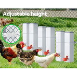 Giantz Chicken Feeder 4L Water Dispenser Automatic Waterer - Rear View