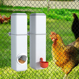 Giantz Chicken Feeder 4L Water Dispenser Automatic Waterer - Close-Up Angle