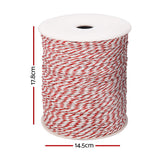 Giantz Electric Fence Poly Wire 500M Insulator - Front View
