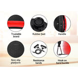 Everfit Vibration Machine Platform Vibrator Resistance Rope Home Fitness Red - 45-Degree Angle