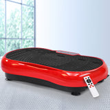 Everfit Vibration Machine Platform Vibrator Resistance Rope Home Fitness Red - Low Angle