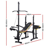 Everfit  Weight Bench 14in1 Press Multi-Station Fitness Home Gym Equipment - Front View