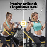 Everfit  Weight Bench 14in1 Press Multi-Station Fitness Home Gym Equipment - Top-Down View