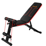 Everfit Weight Bench Adjustable FID Bench Press Home Gym 150kg Capacity - Front View