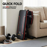 Everfit Weight Bench Adjustable FID Bench Press Home Gym 150kg Capacity - Extra Image