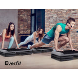 Everfit 2X Aerobic Step Riser Exercise Stepper Block Gym Home Fitness - Rear View