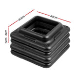 Everfit 4X Aerobic Step Riser Exercise Stepper Block Gym Home Fitness - Front View