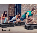 Everfit 4X Aerobic Step Riser Exercise Stepper Block Gym Home Fitness - Rear View