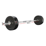 Everfit 28kg Barbell Set Weight Plates Bar Lifting Bench 168cm - Front View