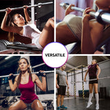 Everfit Barbell Bar Weights Lifting Dumbbells Olympic Training Bar Gym Fitness - Top-Down View