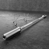 Everfit Barbell Bar Weights Lifting Dumbbells Olympic Training Bar Gym Fitness - Close-Up Angle