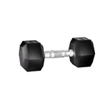 Everfit 20kg Hex Dumbbells Set Dumbbells Weights Lifting Bench Gym Workout 2x10kg - Side View