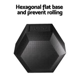 Everfit 20kg Hex Dumbbells Set Dumbbells Weights Lifting Bench Gym Workout 2x10kg - 45-Degree Angle