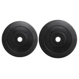 Everfit 30kg Barbell Weight Plates Standard Home Gym Press Fitness Exercise - Front View